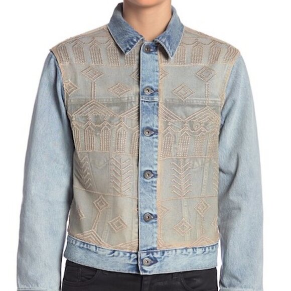 Levis Made & Crafted Denim Jacket Size Small Heirloom Lace Trucker NWT Heirloom - Picture 11 of 11
